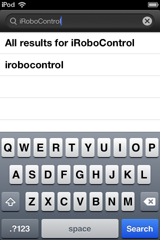 App Store Search for iRoboControl