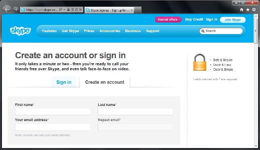 Create an Account