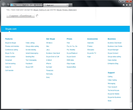Creating New Skype Account