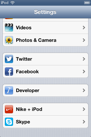 Settings App